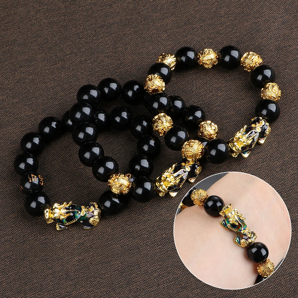 2019 буддистские браслеты и Pixiu храбрые войска новые меняющие цвет энергия на удачу