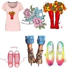 Термонаклейки на одежду, виниловые, с термонаклейками