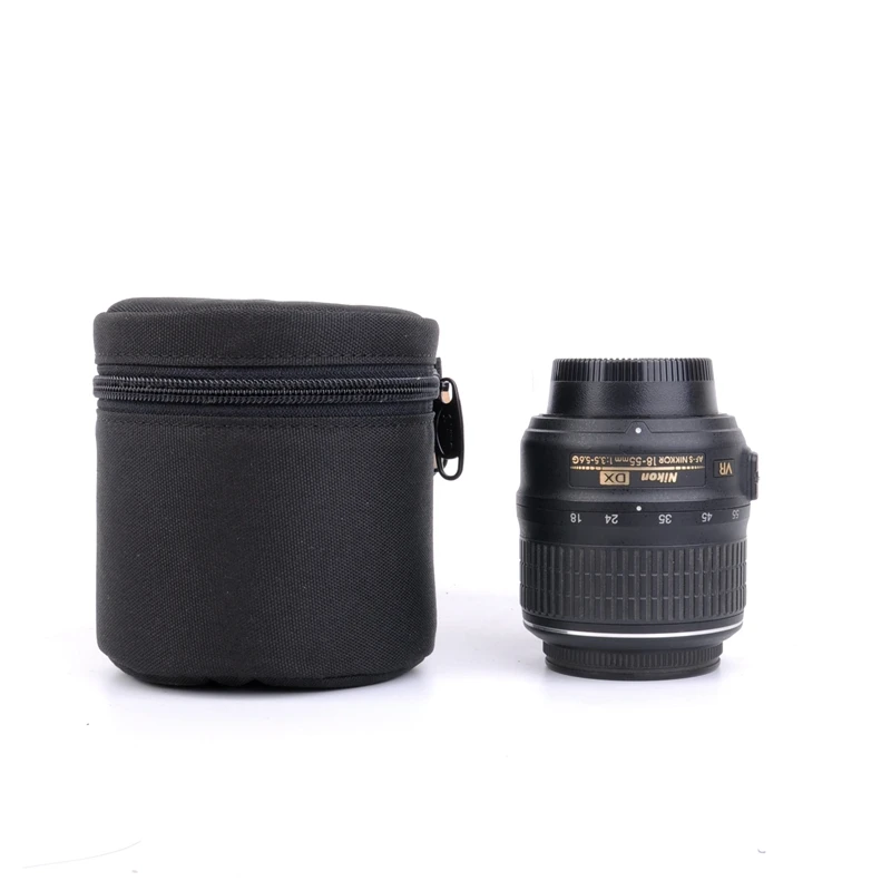 Чехол для объектива камеры 7 5x9 см сумка 18 55 мм 50 f/1 8 35 Canon Nikon|Сумки