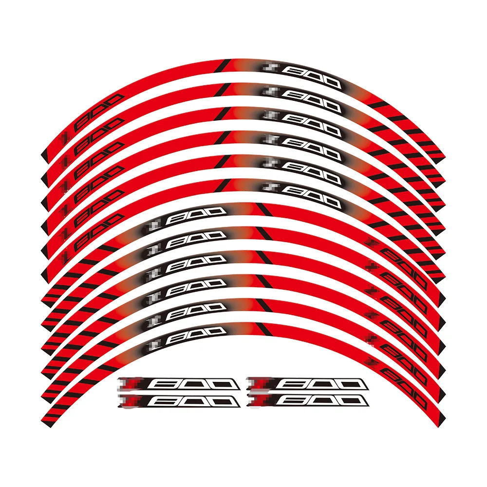 12 X наклеек с толстыми краями и внешним ободом полосатые наклейки на колеса