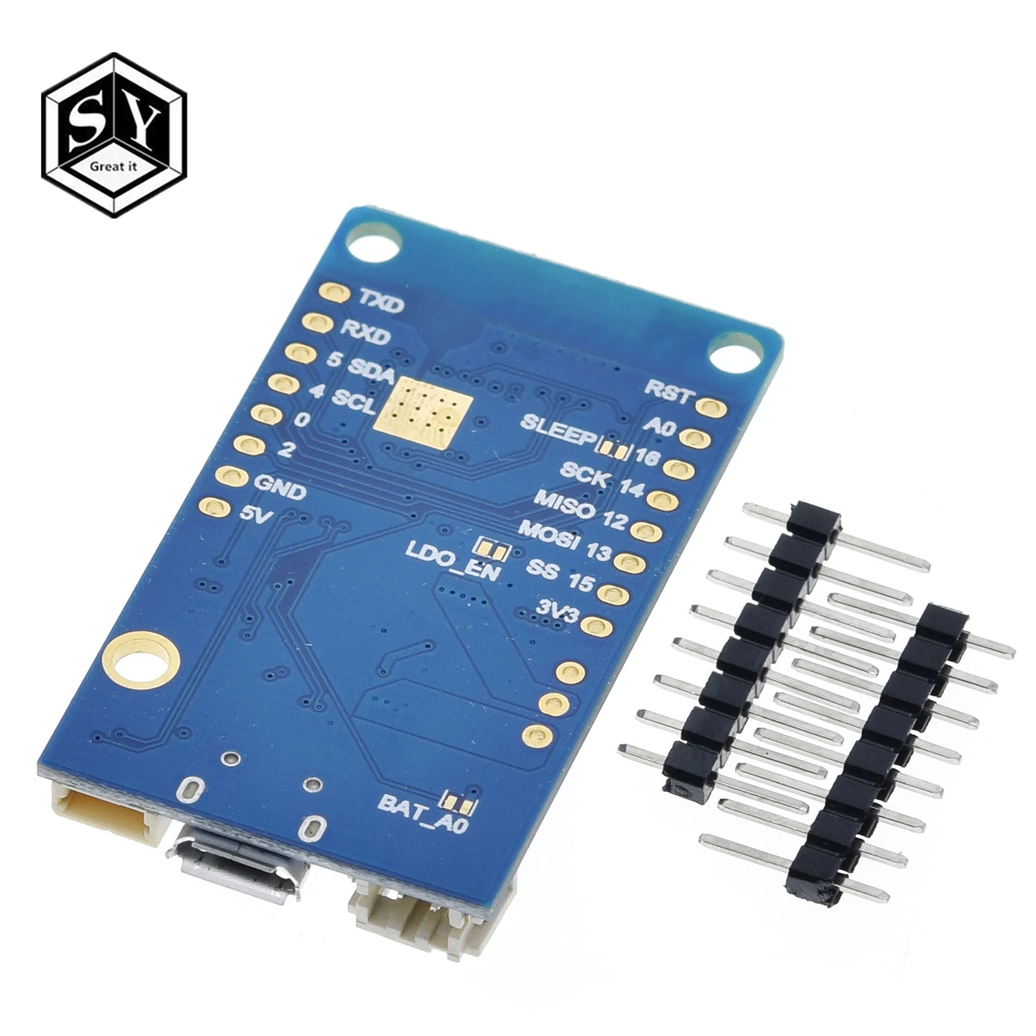 TTGO T-Base ESP8266 WiFi беспроводной модуль 4 Мб флэш-порт 2C для Arduino микропитон NodeMCU