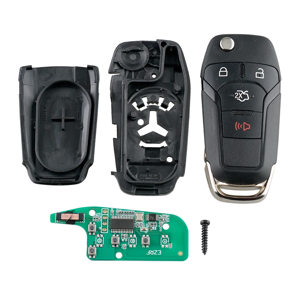 Новинка 315 МГц 4 кнопки удобный дистанционный Флип брелок с чипом N5F A08TAA