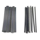 20 штук; 10 пар в комплекте; Носки для 40-контактный 1x40 однорядные мужского и женского пола 2,54 хрупкие штыревой разъем PCB JST разъем газа для Arduino черный