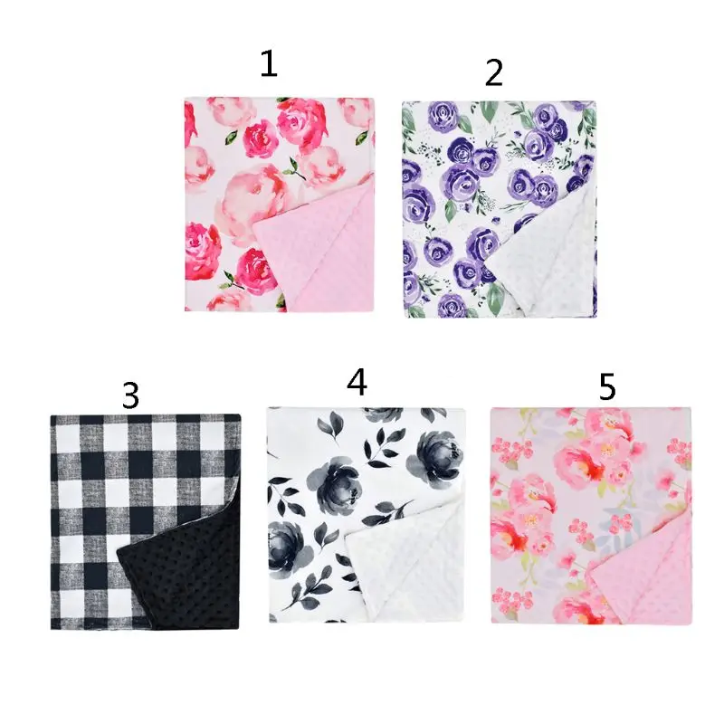 

Одеяло теплое флисовое для новорожденных, мягкий чехол для коляски и сна, шапочка, постельное белье для младенцев, пеленка, детское банное п...