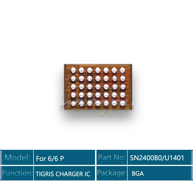 30 шт./лот U1401 SN2400B0YFF для iPhone 6/6 plus TIGRIS зарядное устройство usb управление зарядным