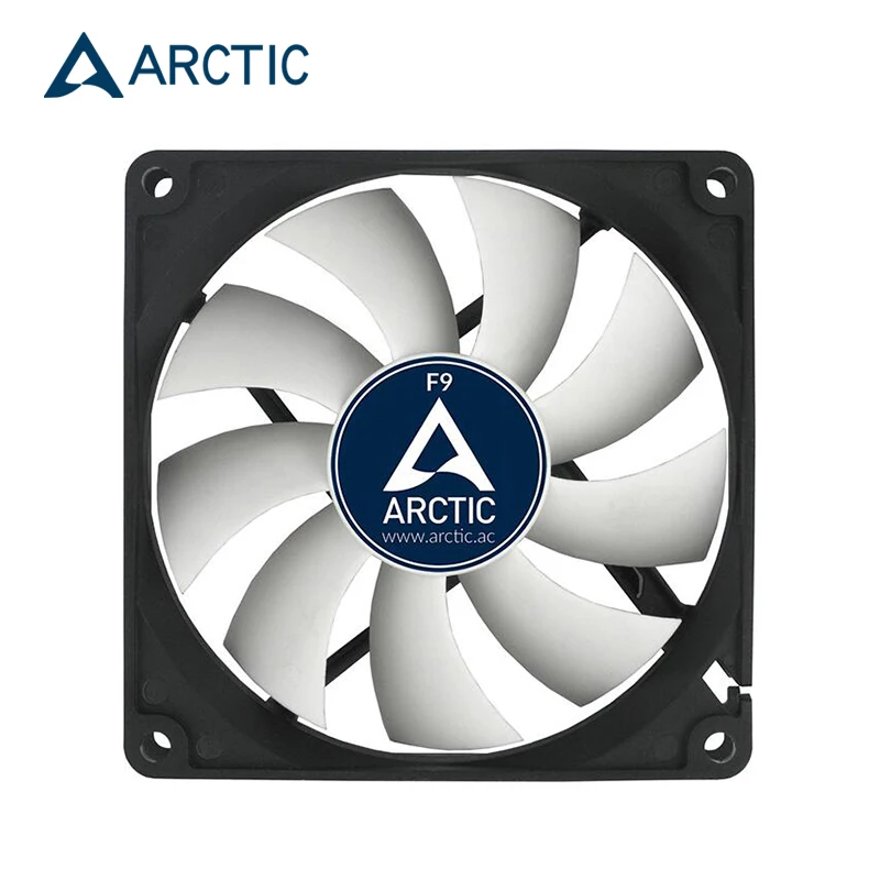 ARCTIC F9 CPU Радиатор чехол для компьютера 9 см вентилятор бесшумный 3Pin разъем FDB 1800