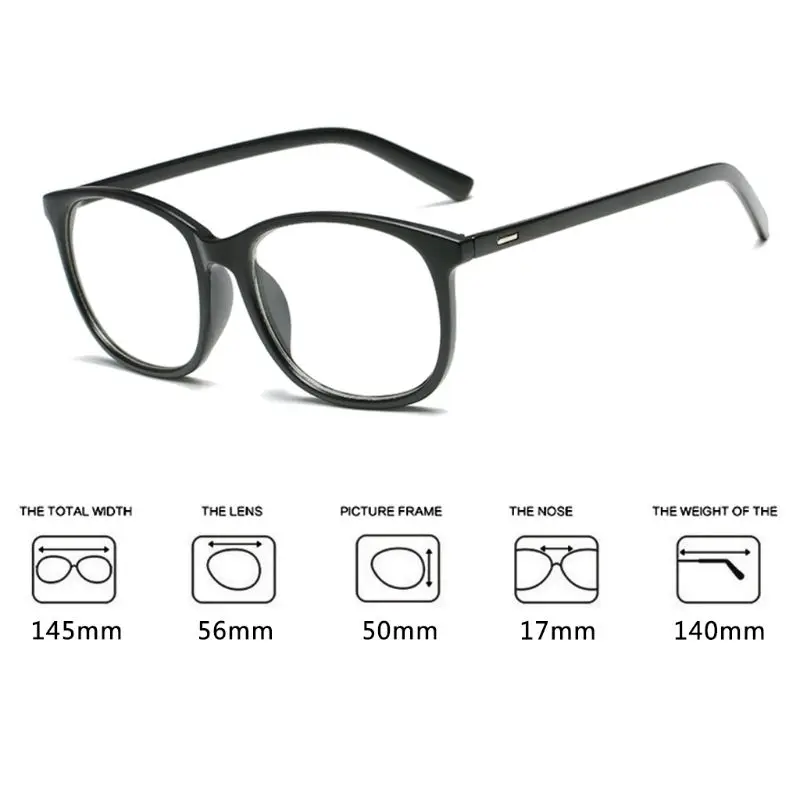 Простая оправа из стекла в стиле ретро прозрачная прозрачного для мужчин и