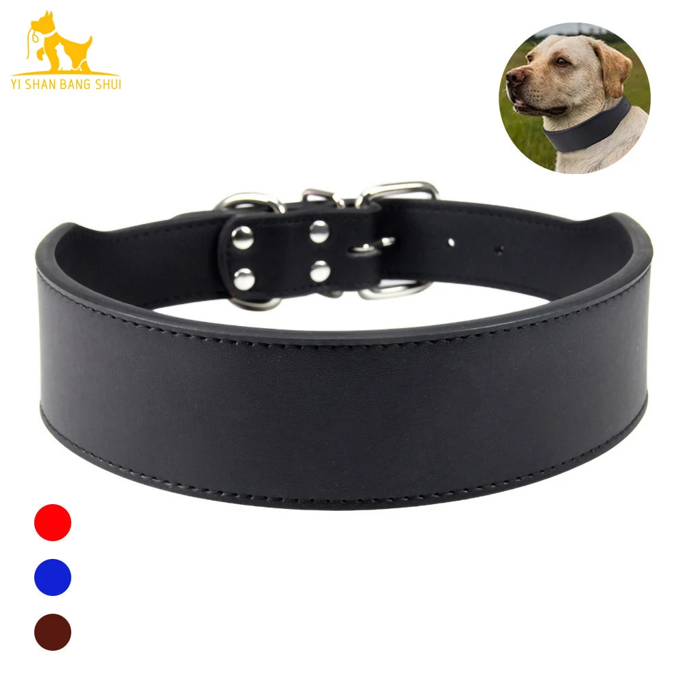 L 3XL высококачественный кожаный ремешок шириной 2 дюйма для шеи в форме рыбы