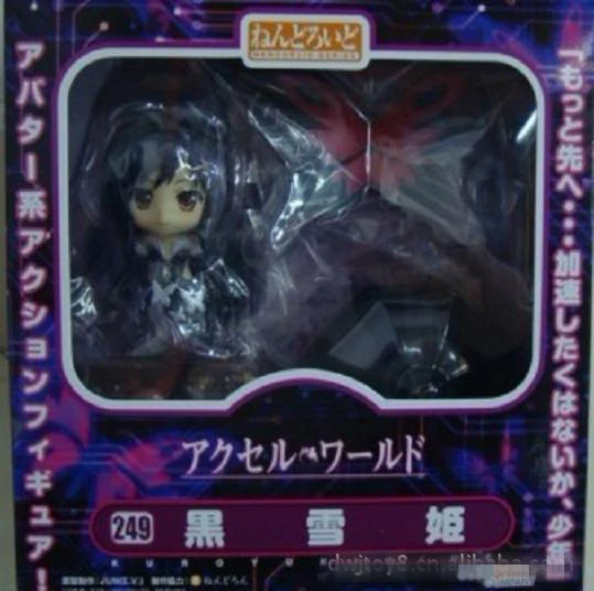 Экшн-фигурка Q version Accel World Kuroyuki hime подвижная 10 см кукла из ПВХ игрушки подарки