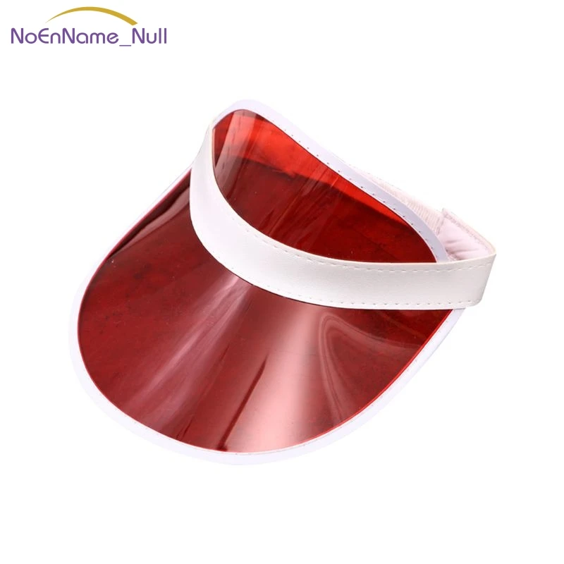 Прозрачная Пластиковая шляпа от солнца 10 цветов для мужчин и женщин|Женские