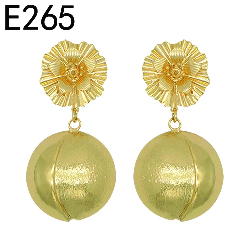 E265 Женские серьги-кольца, серьги с Луной и звездой, цветные Серьги - Окраска металла: E265