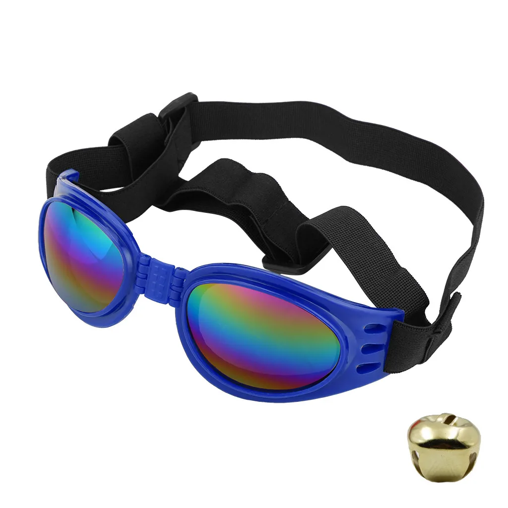 Регулируемые солнцезащитные очки для собак маленьких питомцев щенков кошек