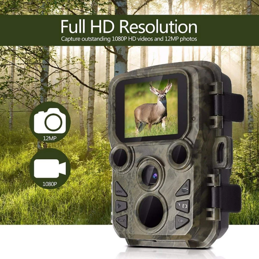 

Mini Hunting Trail Camera Waterproof 16MP 1080P Wildlife Scout Camera With Night Vision Hunting Game Photo Trap Hunter H501
