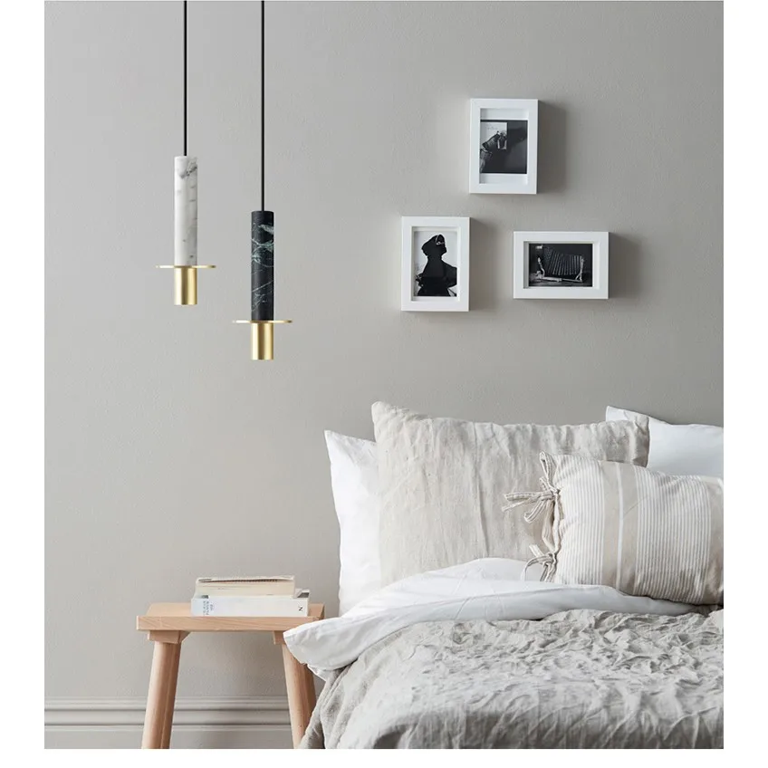 

Nordic ins water mill marble single head pendant ligths corridor bar bedside lamp shop pandant lamp