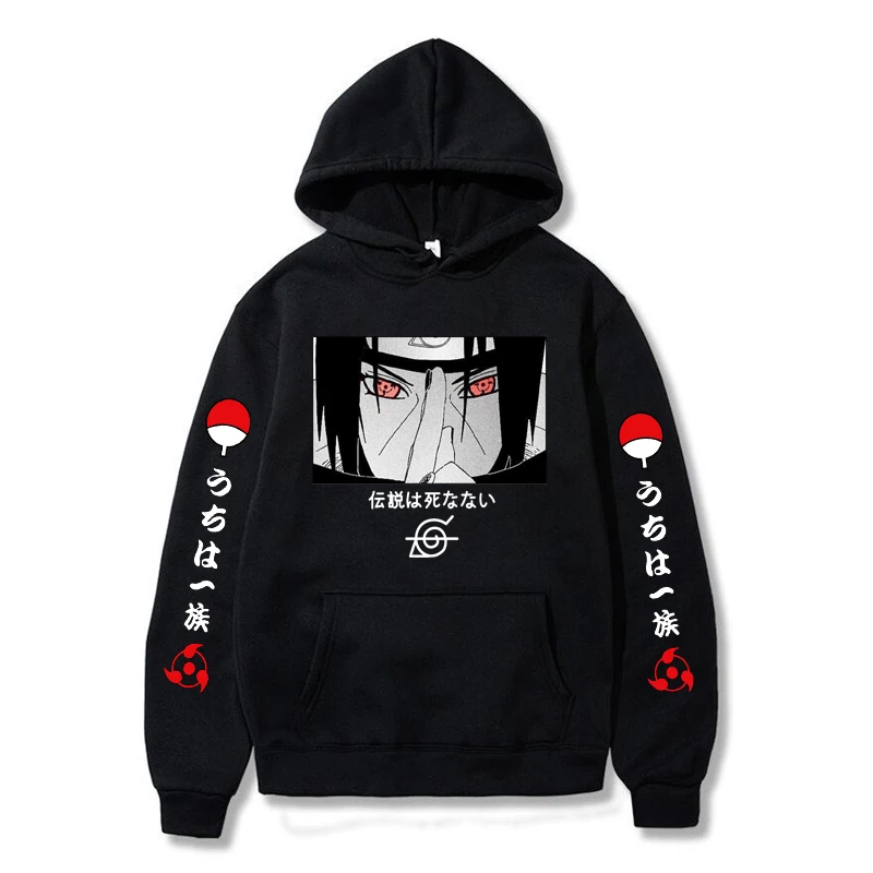 

Hot Fashion Hoodies Japanese Anime Streetwear itachi pullover Sweatshirt Men Casual Autumn Winter Hip Hop Hoodie pullover