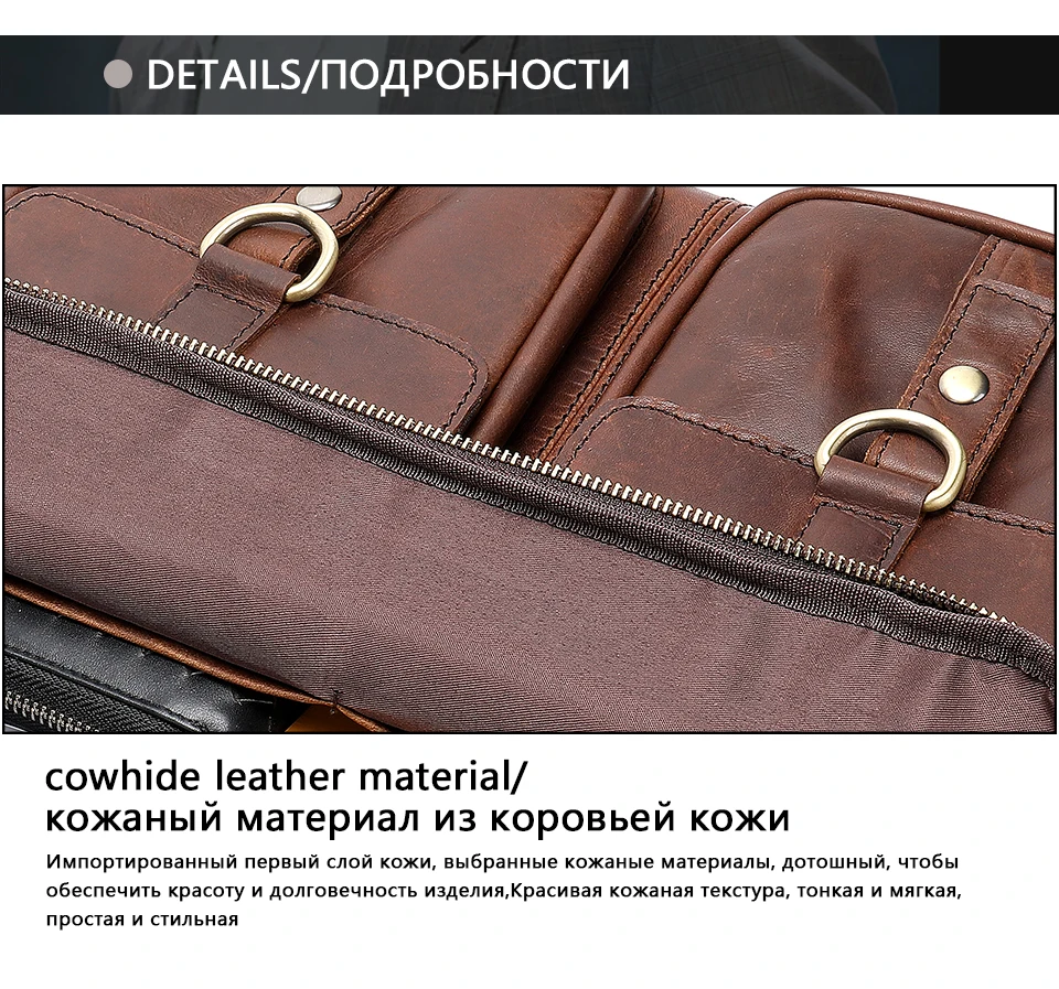 WESTAL мужские сумки из натуральной кожи, мужская сумка через плечо, винтажная сумка через плечо/сумка-мессенджер, мужская кожаная сумка для ноутбука, мужская сумка