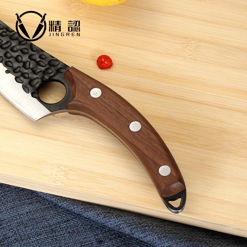 

Kitchen Knife Meat Cleaver Slaughtering Butcher Knife Chopping Boning Knife Raw Fish Filleting Cooking Tool