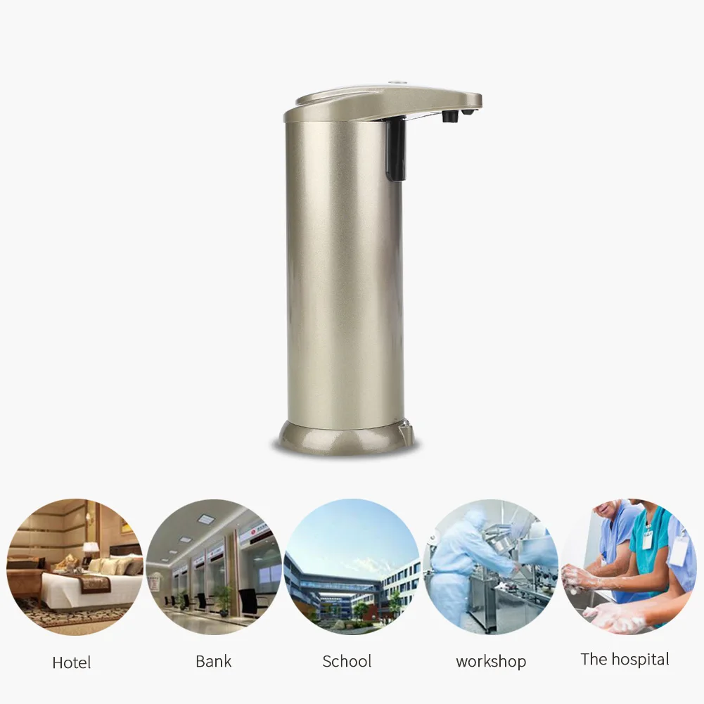 Диспенсер для мыла автоматический датчик из нержавеющей стали дозатор кухни и