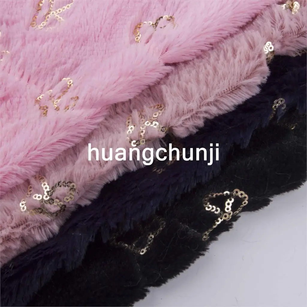 

2019 new fashion clothing shoes and hats scarves toys home service cushions crafts fabrics faux fur fabric 160*180cm/pcs