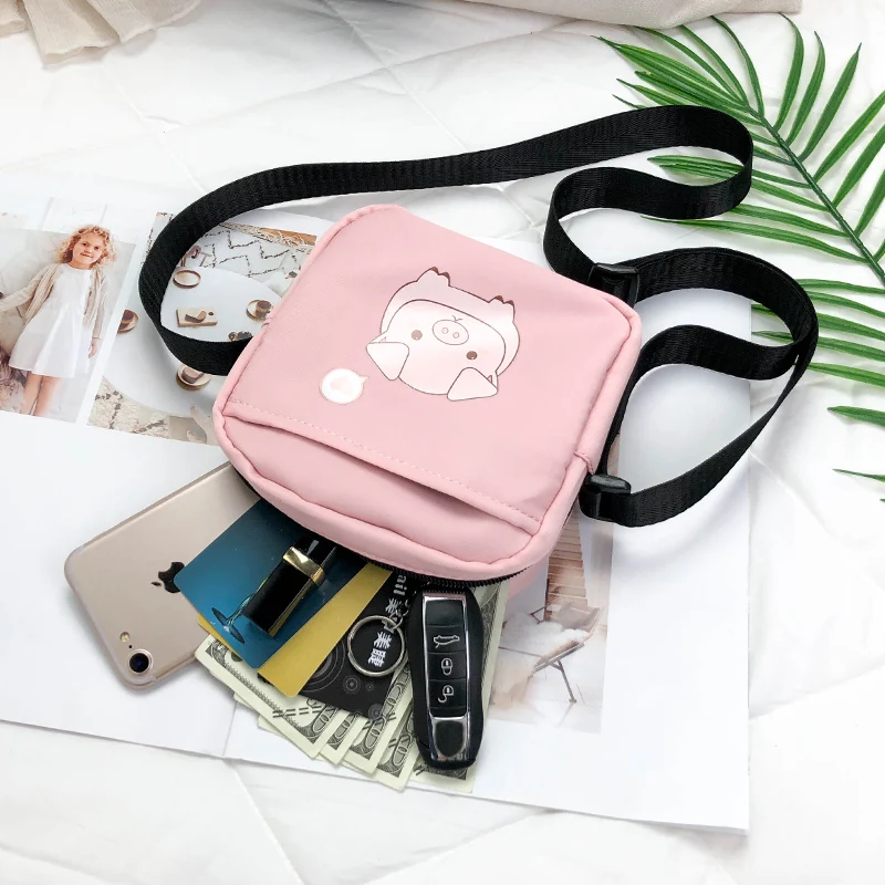 NI WEI ER милые сумки через плечо с мультяшной Свинкой для женщин и девушек новинка