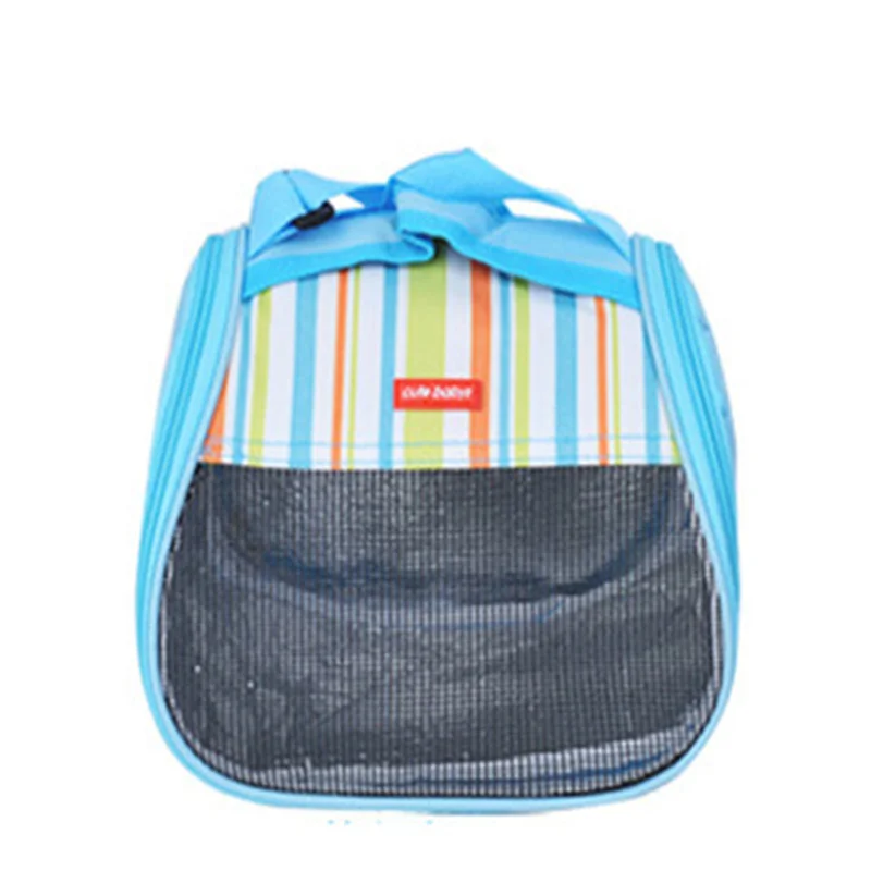 

Портативная маленькая дорожная сумка для домашних животных, дышащая уличная сумочка из дышащей сетки, маленькая сумка для питомцев