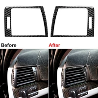 carbon fiber dashboard air vent panel sticker trim for bmw 3 series e46 1998 05 car accessories dashboard air vent panel sticker