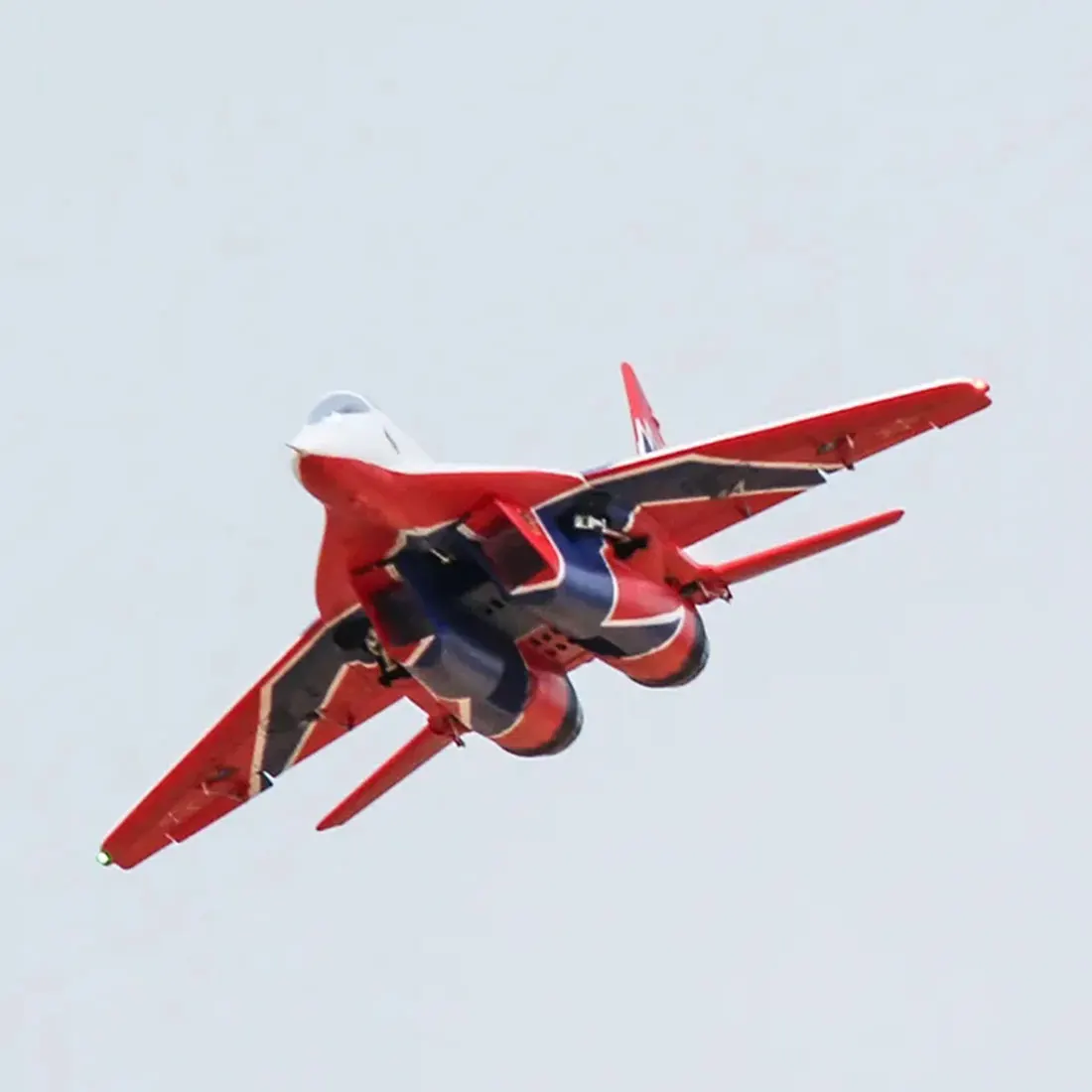 Twin 64mm MiG-29 EDF Fighter RC модель самолета в сборе с неподвижным крылом (без пульта