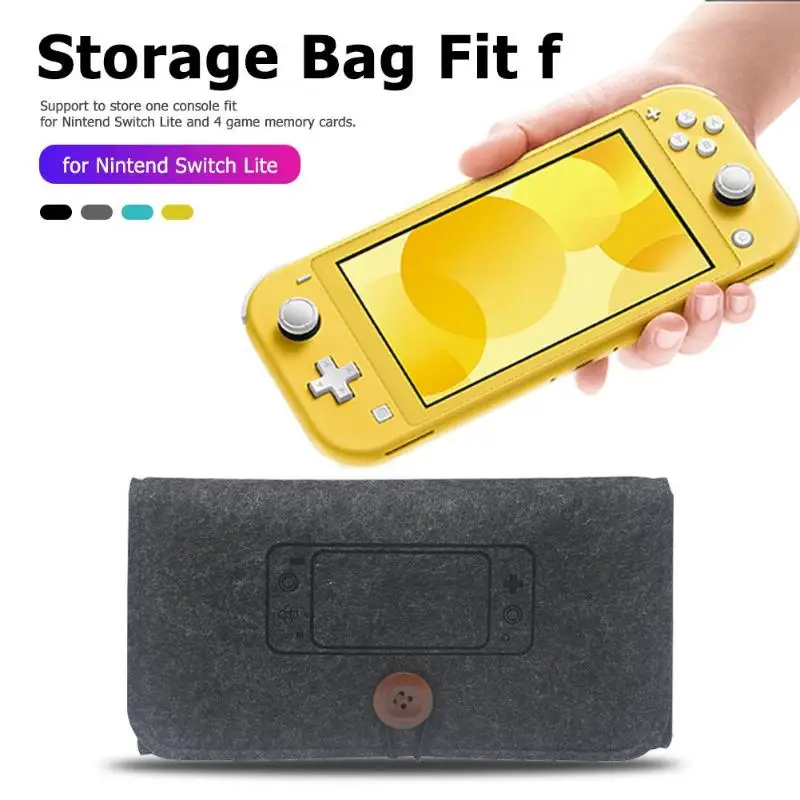 Мягкие сумки из войлока для хранения консоли Nintendo Switch Lite переноски аксессуаров NS