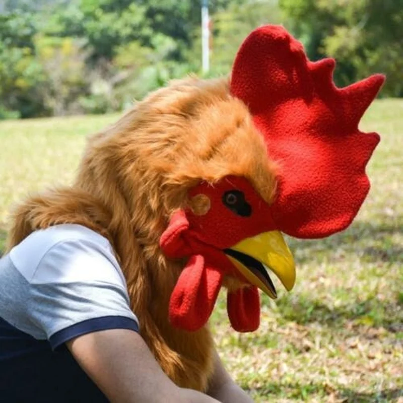 Может двигаться рот костюм талисмана-петуха Fursuit Косплей нарядное платье парад