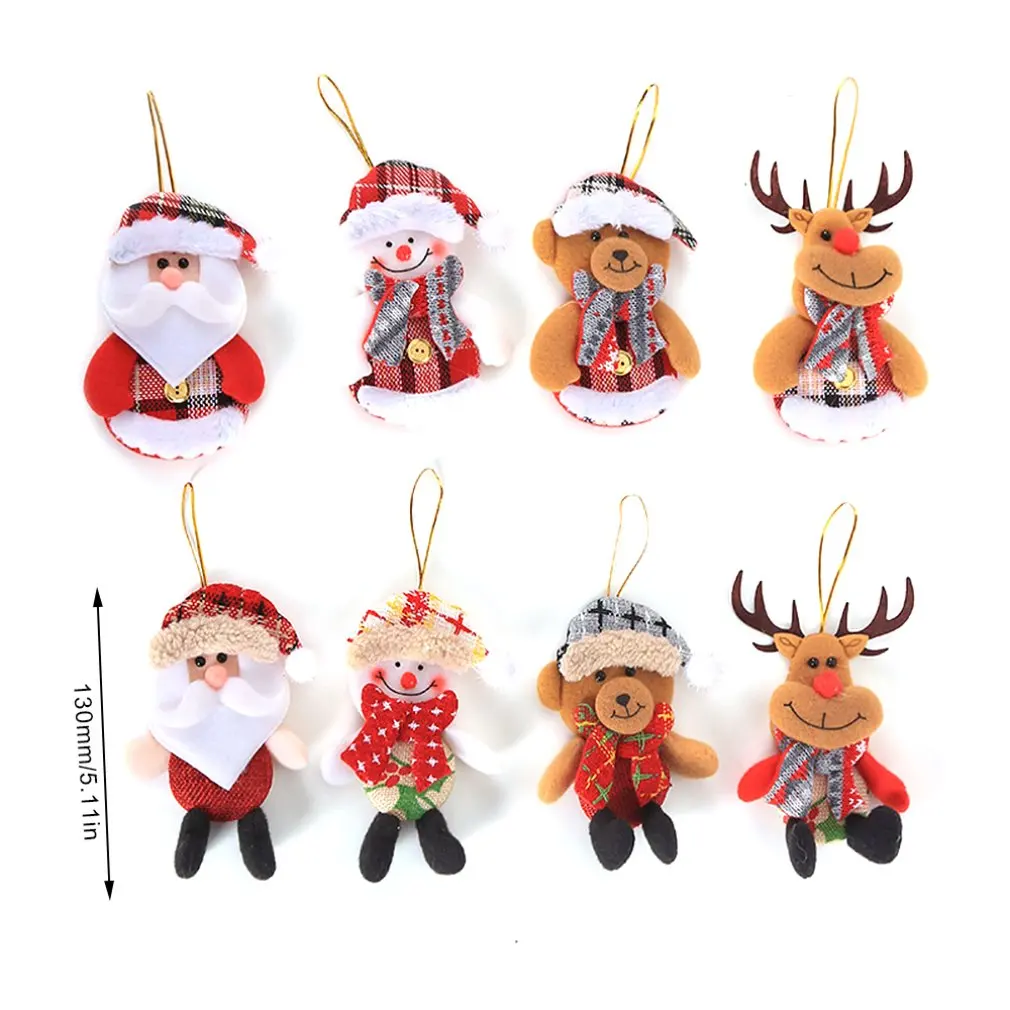 

Christmas Decorations Creative Christmas Pendant Christmas Tree Pendant Christmas Lovely Mini Doll Props