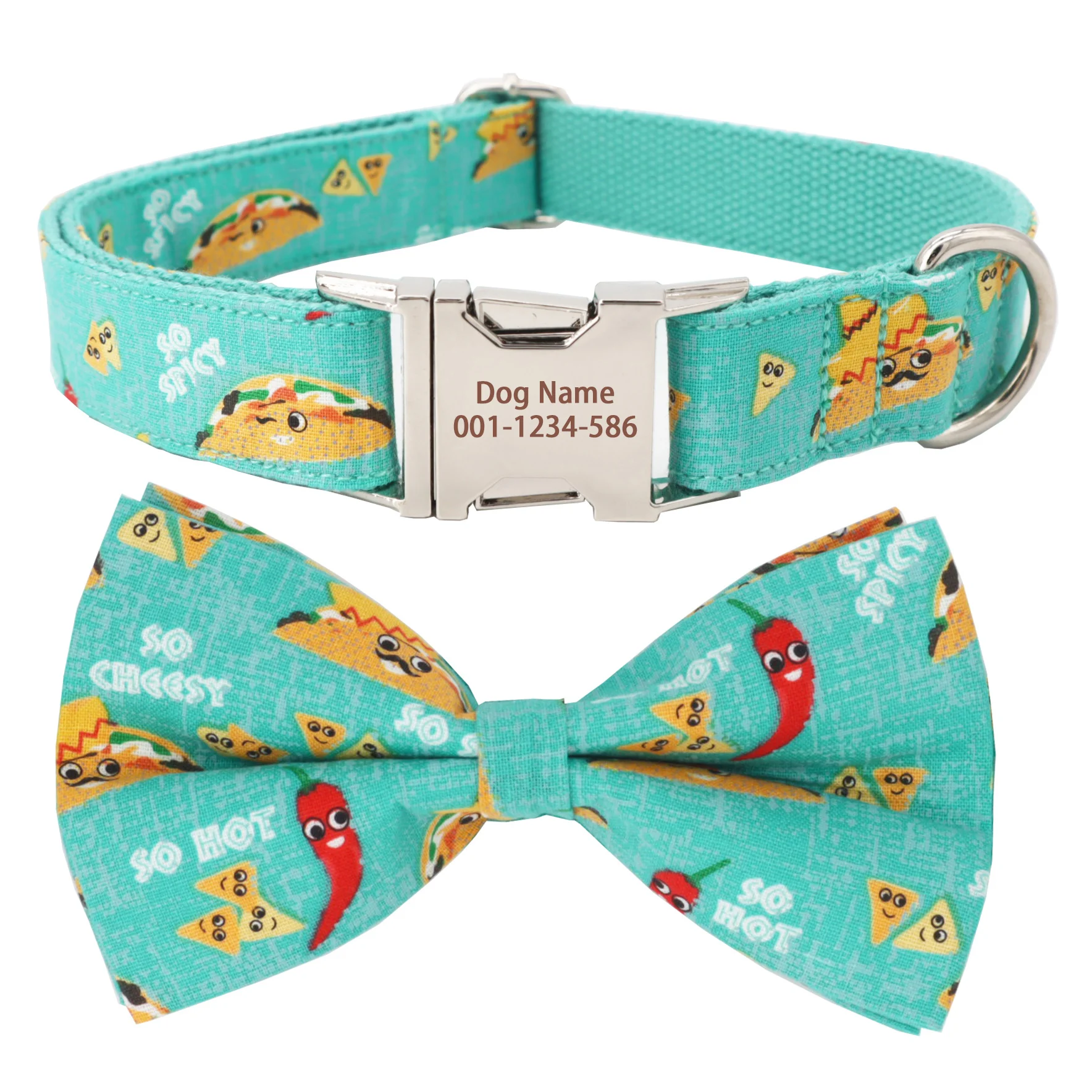 Ошейник для собак Burritos аксессуары с персонализированным именем питомца