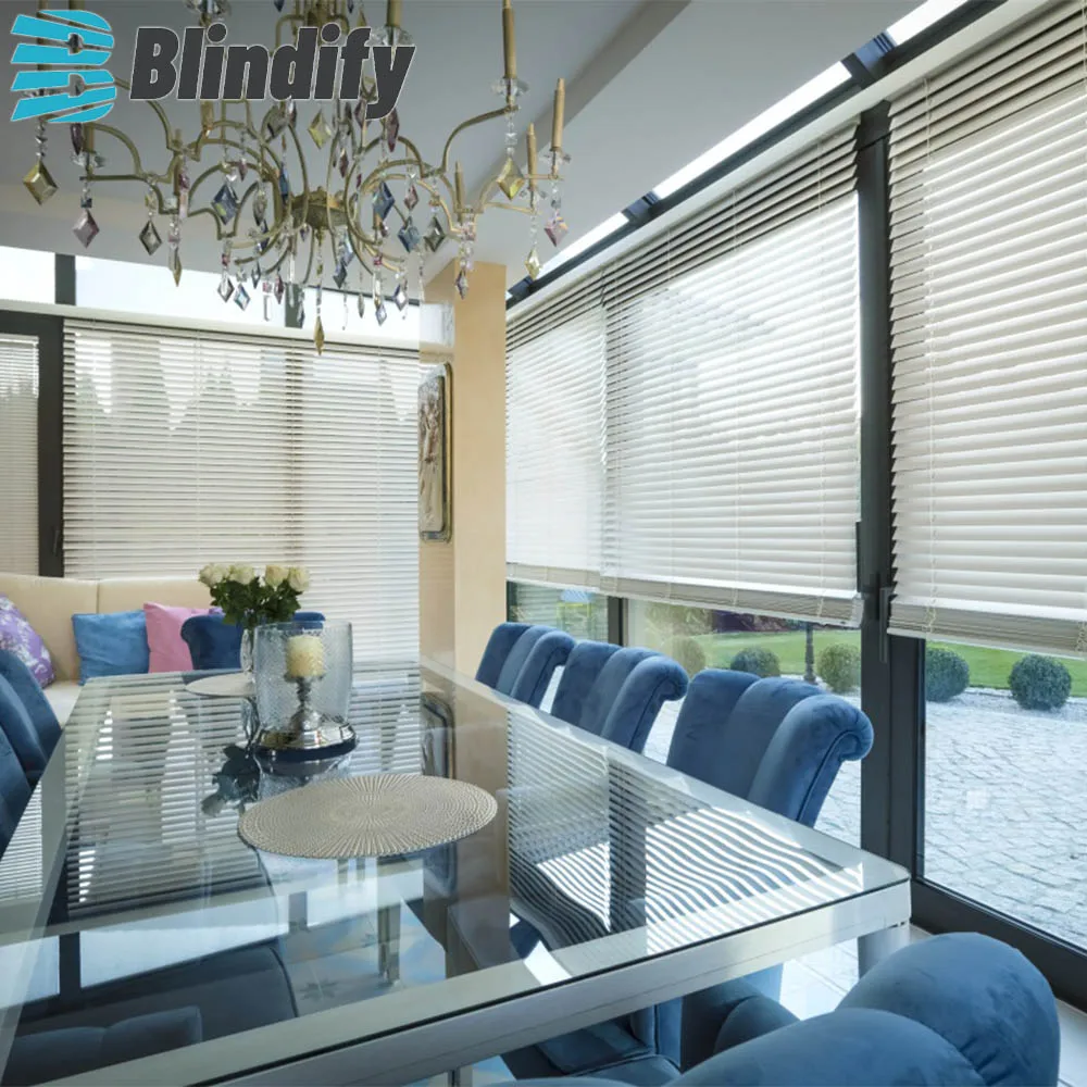 

Горизонтальные алюминиевые мини-жалюзи Blindify, размер под заказ