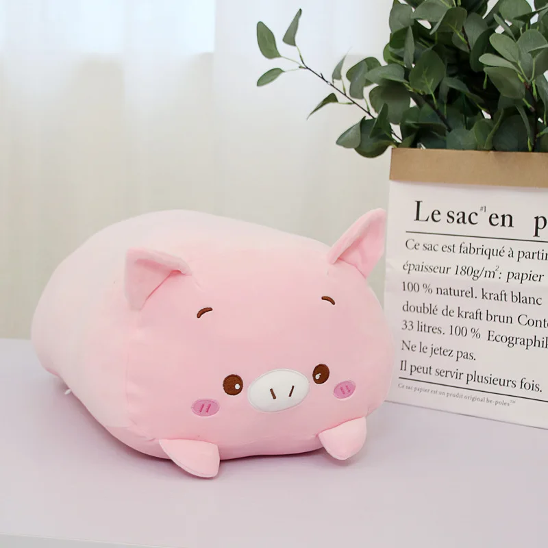 Мягкие плюшевые игрушки в виде свиньи слона хомяка медведя панды Мультяшные