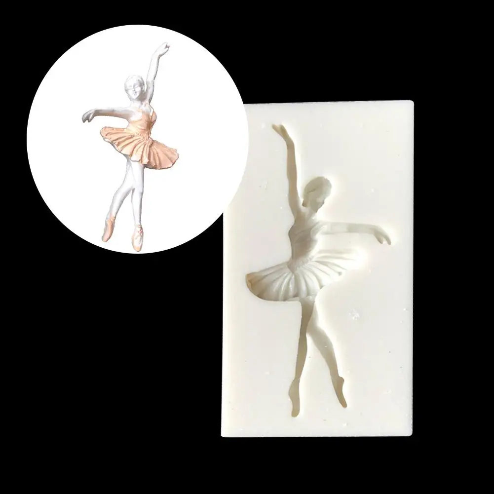 Балетная девочка DIY силиконовая форма для выпечки помадка торт Сахар Ремесло