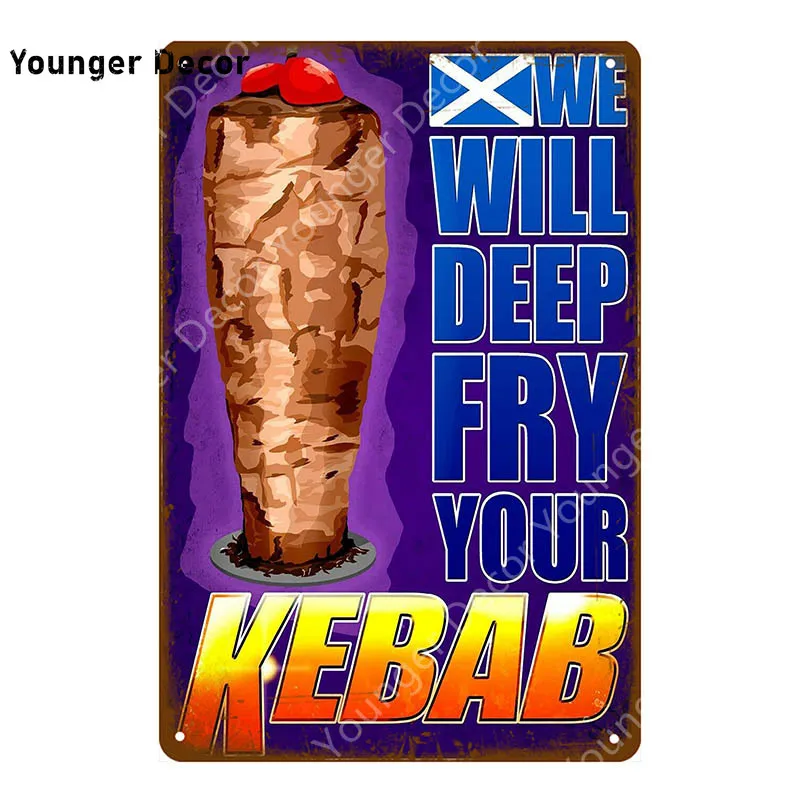 Еда кекс металлические знаки ракета мороженое пончики Олово плакат еда напитки