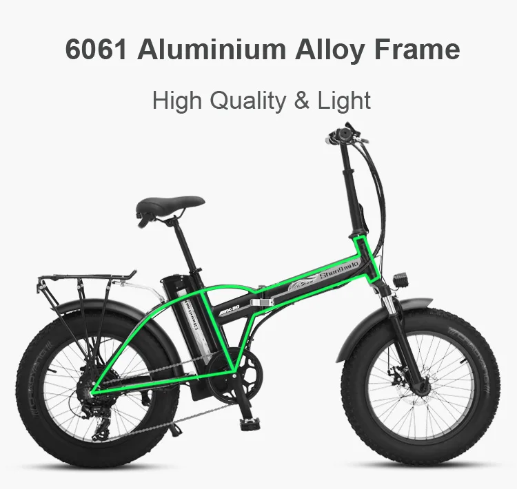 MX20 20 дюймовый Электрический Снежный велосипед, 4,0 Fat Tire, 48V 15Ah мощный литиевый аккумулятор, Педальный вспомогательный велосипед, горный велосипед