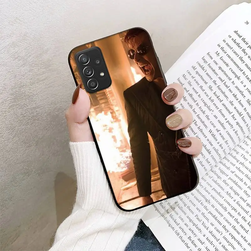 hot tv good o omens phone case for samsung galaxy a02 a12 a21 a22 a32 a41 a42 a51 a71 a72 shell free global shipping