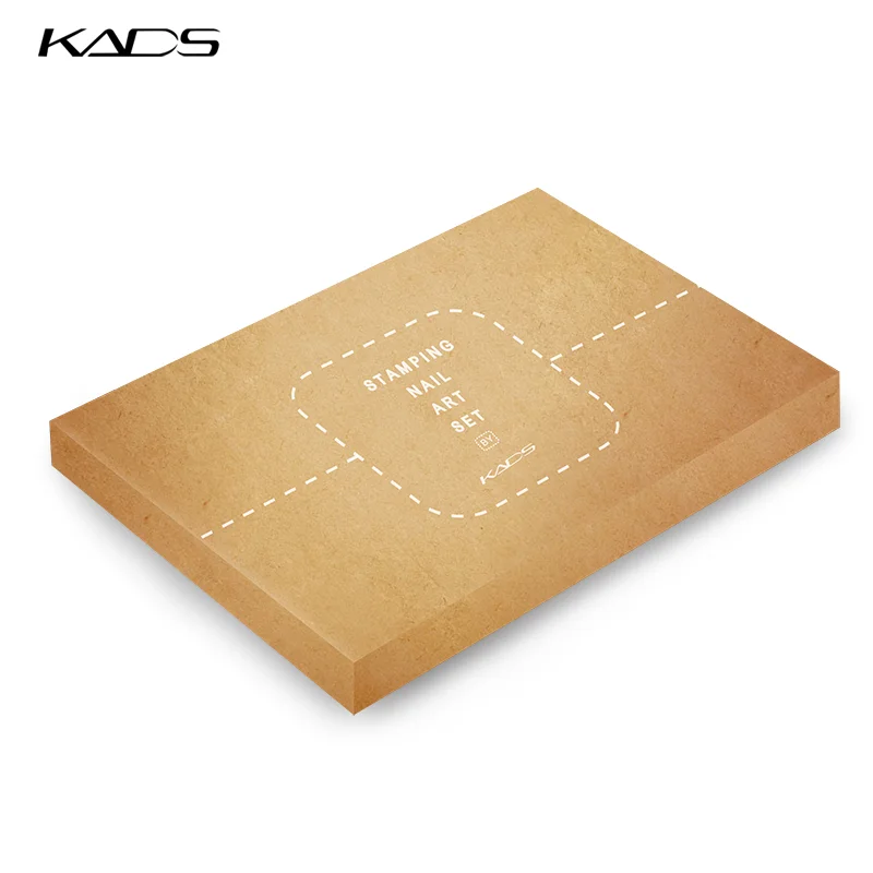 KADS набор стемпинга для дизайна ногтей трафареты шаблон штамповки стемпер