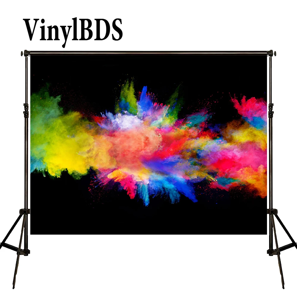 

VinylBDS фон абстрактные красочные фоны Blcak настенные фоны дети личное фото для детей фотосессия съемка