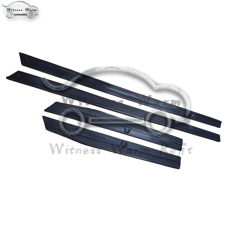 Боковые юбки Golf 7 комплект из углеродного волокна для кузова автомобиля фартук