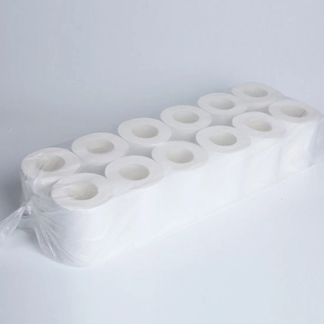 

12pcs White Toilet Tissue Roll Paper Three Layer Embossed Toilet Paper Hollow Replacement Toilet Paper Soft Strong Absorbent