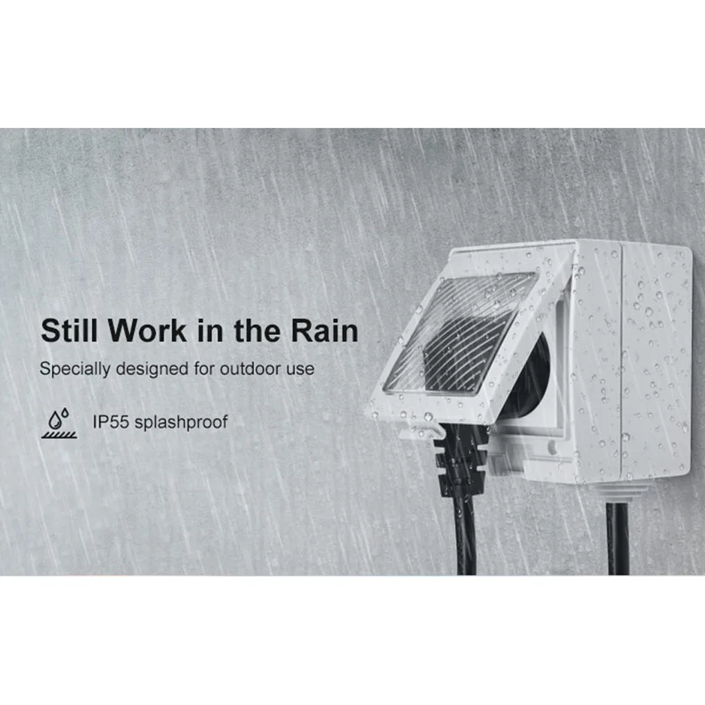 SONOFF S55 wifi умная водонепроницаемая розетка беспроводной приложение управление домашняя розетка ЕС Франция Стандартный AC100-240V