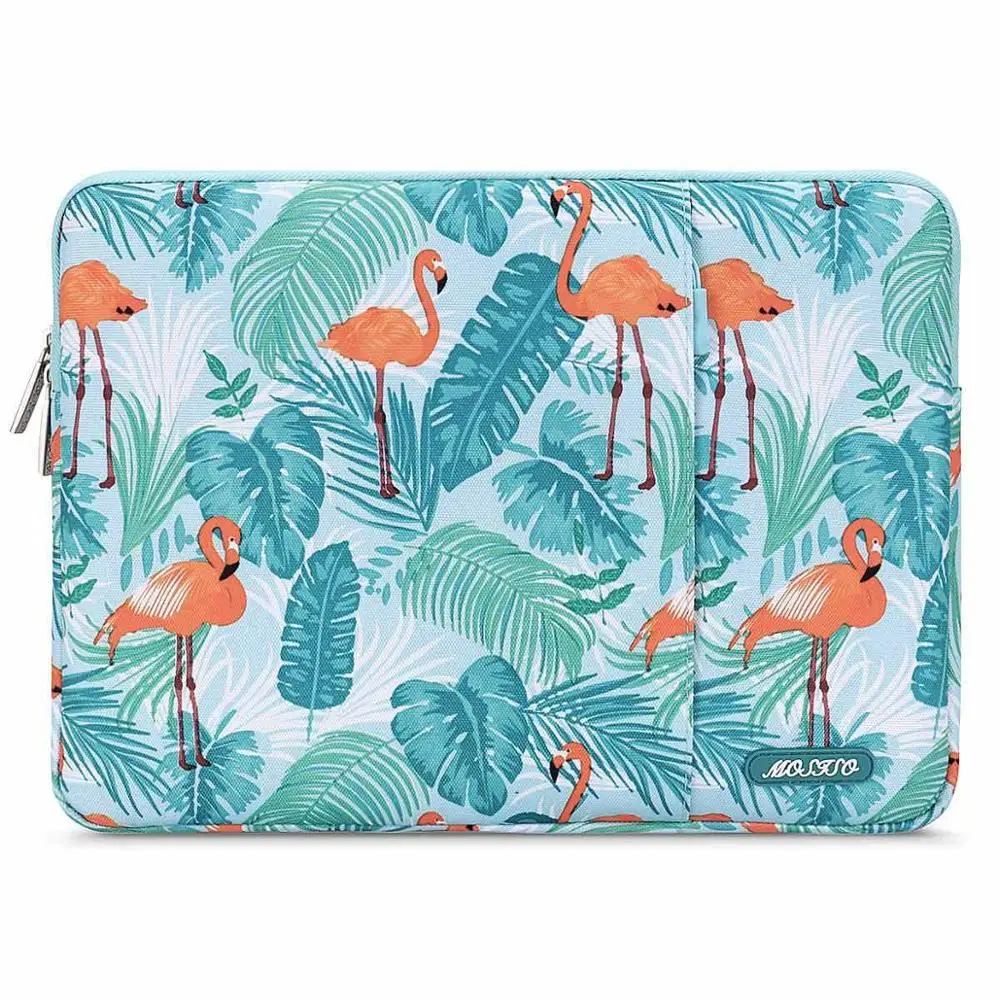 Flamingo Palm Leaves Сумка для ноутбука MOSISO 13,3 дюймов для Macbook ASUS acer lenovo Dell hp, сумка для ноутбука, чехол для Mac Pro 13 New Air 13 A1932 - Цвет: Flamingo Palm Leaves