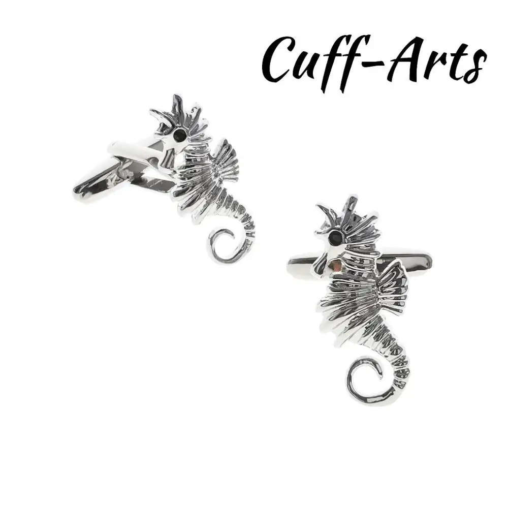 Мужские Запонки морской конек подарки для мужчин Gemelos Les Boutons De Manchette от Cuffarts