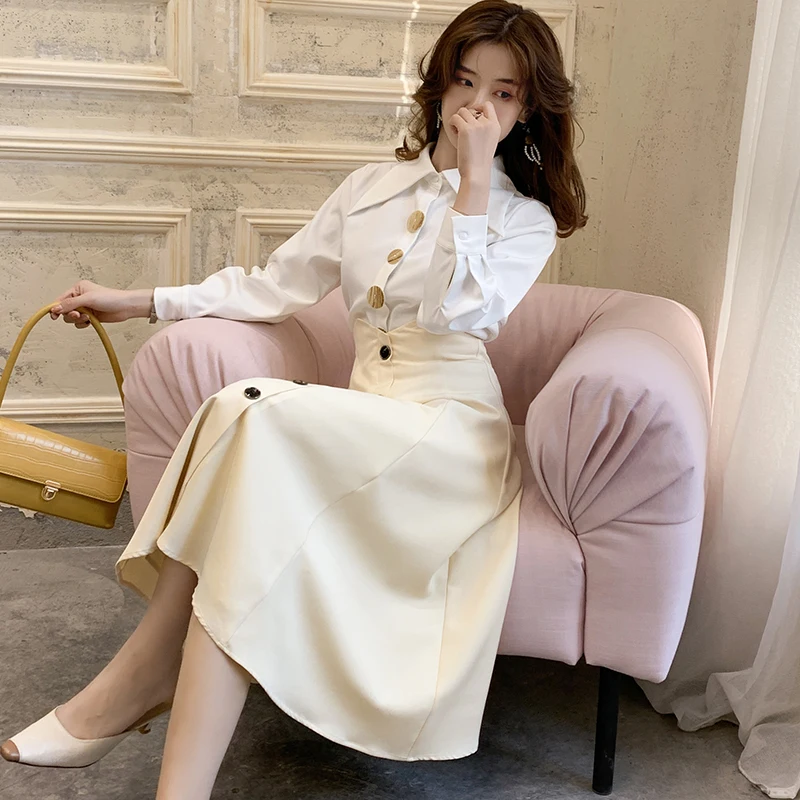 HAMALIEL 2020 новый весенний женский комплект из 2 предметов модный дизайнерский белой