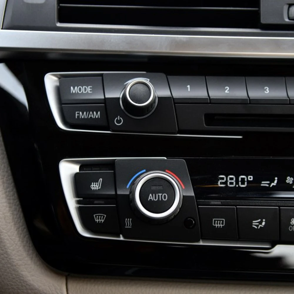 Автомобильная хромированная панель управления с жемчугом декоративная накладка