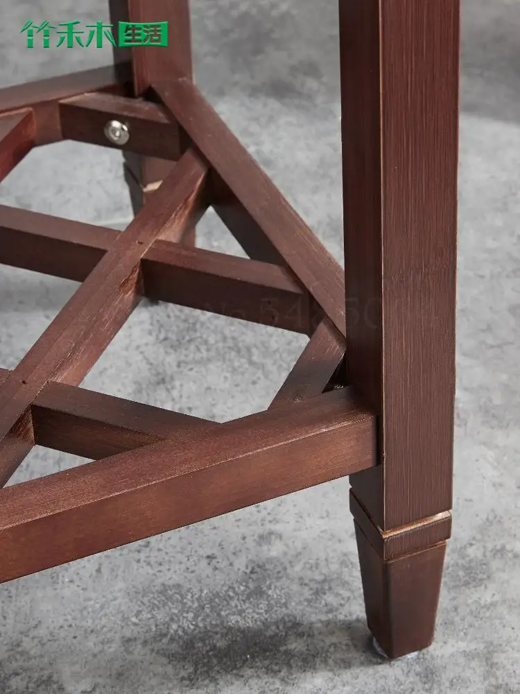 Подставка для цветов зеленая Роза гостиной двойная бамбуковая антикварная рамка