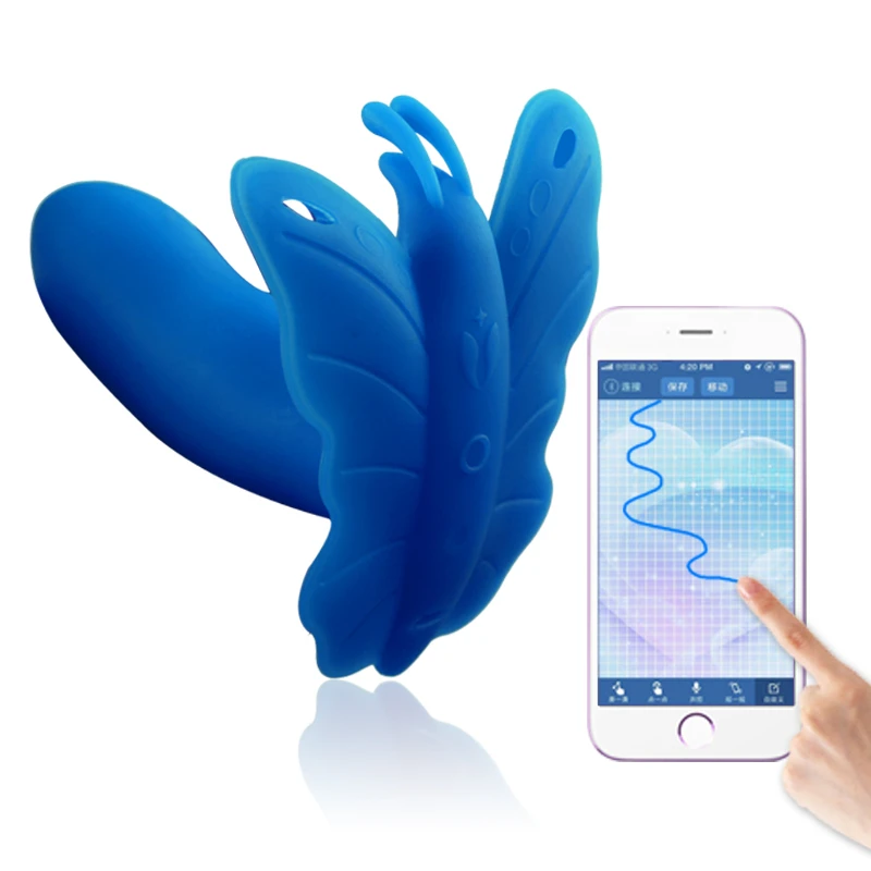 REALOV Лидия Смартфон APP удаленного Управление носимых G-Spot вибратор ремень на киска