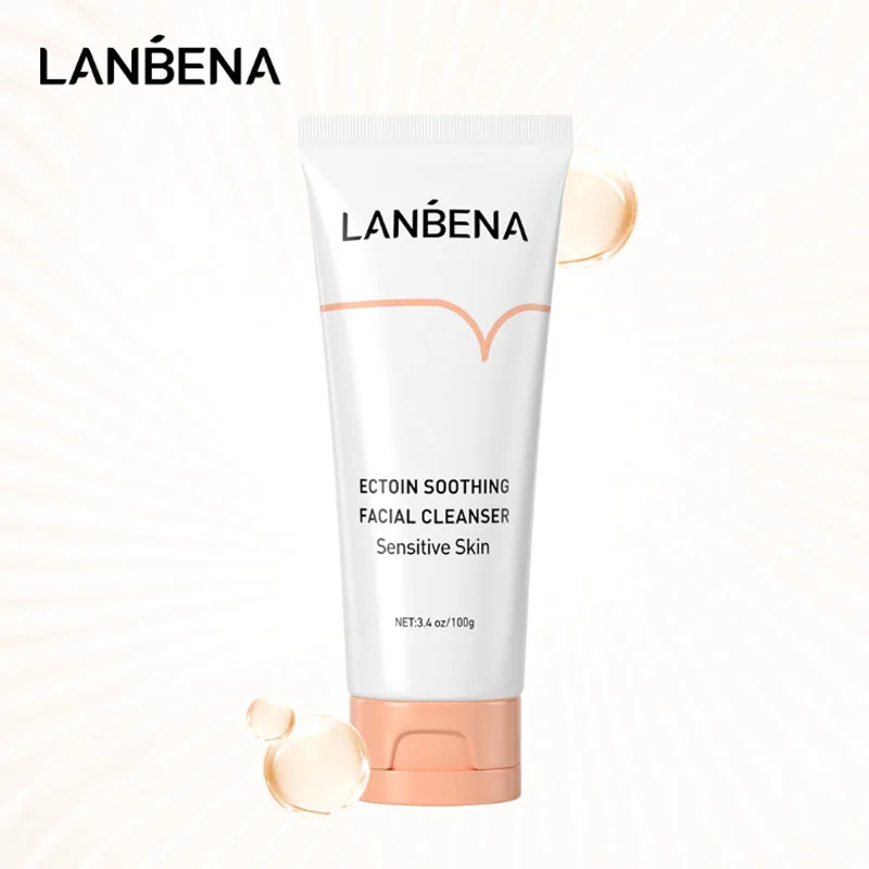 

LANBENA Ectoin Mild Cleansing Facial Cleanser Oil Control Sensitive Skin Soothing Repair Anti Allergy Amino Acid Foam Skin Care