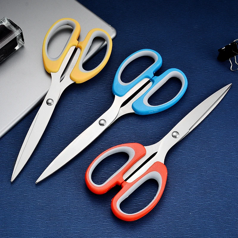 

Daily Utility STAINLESS STEEL Household Scissors Office Scissor Student Hand Tools Craft Supplies Paper Cutter School Stationery